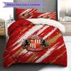 Sunderland A.F Pattern Bedding,Quilt Set Quilt Cover Pillowcase Home Birthday Gift(1 * Duvet Cover + 2 * Pillowcase, Without Core)