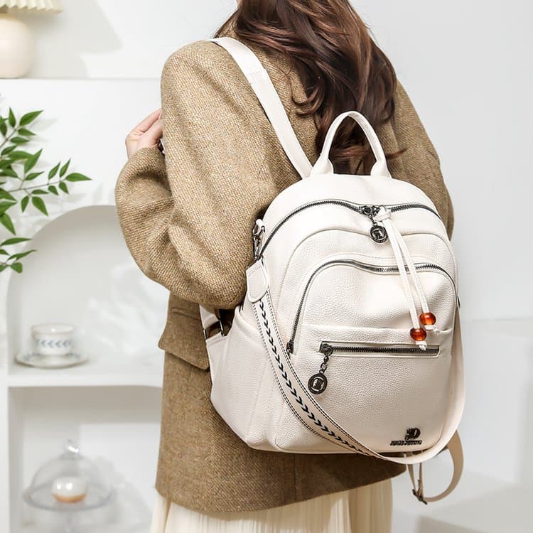 Lychee pattern backpack single shoulder dual-purpose women's backpack