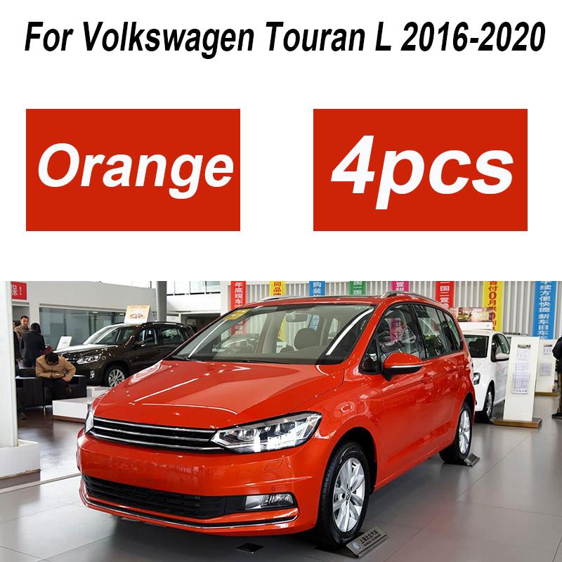 For Volkswagen Touran MK2 Accessories 2016 2017- 4PCS Front Muds Splash Guards Rear Mud Flaps Fender Flares Car Accessories