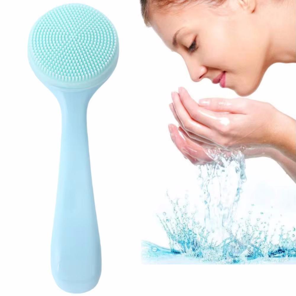 Silicone Face Wash Brush Soft Skin Friendly Face Skin Scrubbers Scrub Pad Face Nose Clean Blackhead Removal Brushes Tools