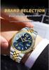 Binbang BINBOND Men's Luminous Waterproof Watch with Calendar and Large Dial