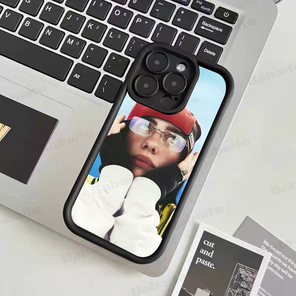 Pop Singer B-Billie Phone Case For IPhone 17 16 15 14 13 12 11 Pro Max 16E Plus INS Soft Cover