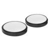2PCS Car Rearview Auxiliary Blind Spot Mirror 360 Degree Wide Angle Adjustable Rotation RoundBlack