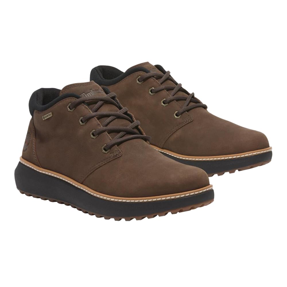 

Ботинки Timberland Hudson Road GTX Chukka, мужские, TB0A6A8NW071, темно-коричневый нубук, размер 8.5/26.5см