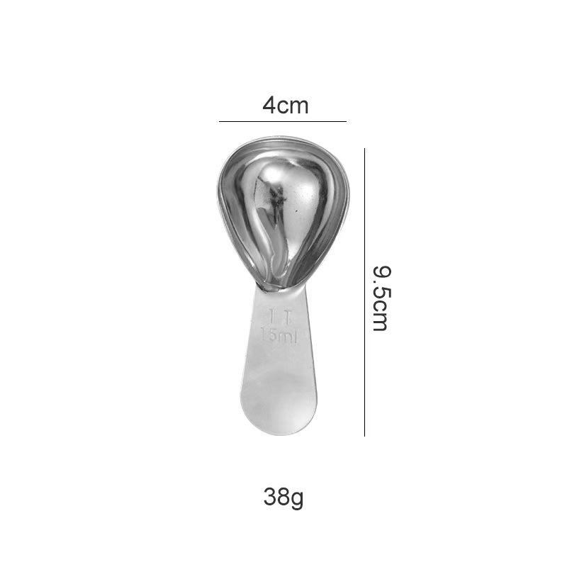 Stainless Steel Coffee Tamper and Measuring Spoon