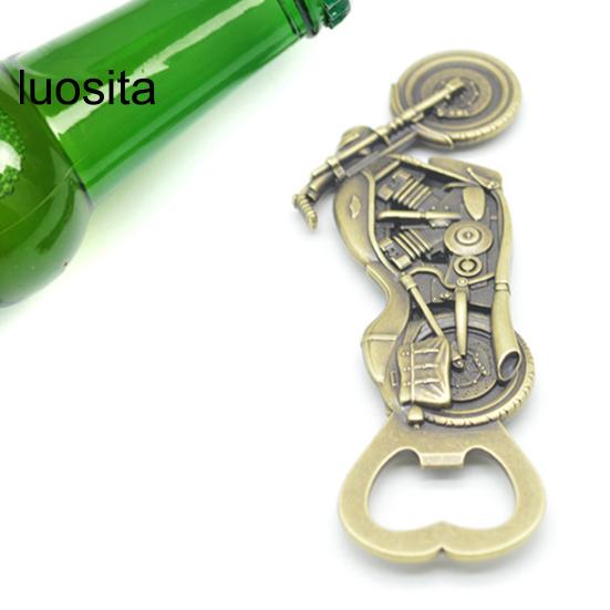 Kreative Nachahmung Retro Motorrad Flaschenöffner, Zinklegierung Bieröffner Geburtstag Weihnachten Festival Geschenk