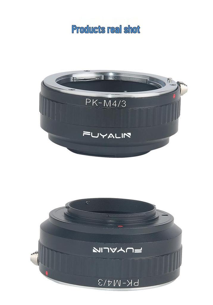 PK-M43 Lens Adapter for Pentax PK To Panasonic/Olympus M4/3 Cameras