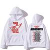 Unisex Hoodie Sweatshirt With Pocket  Rock Band Aerosmith Streetwear Peace Out Farewell TOUR Trendy Classic Simple Long Sleeve