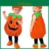 Cute Pumpkin Costume For Kids Perfect For Halloween And Dress-up Celebrations