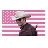Glen Powell Pink American Flag Wall Tapestry  Twisters Movie Cowboy Decor Banner Fan Gift for Bedroom Room Decor I Love Glen