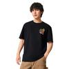 Li Ning Basketball Series Buchstaben-Print Muster Atmungsaktiv Vielseitig Lässig Kurzarm T-Shirt Herren T-Shirt Schwarz AHSV207-5
