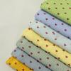 15 Colour Soft Heart Print Cotton Sewing Fabric Crepe Double Layer Gauze Cloth Cotton Skirt Pajama Cotton Fabric 100x135cm