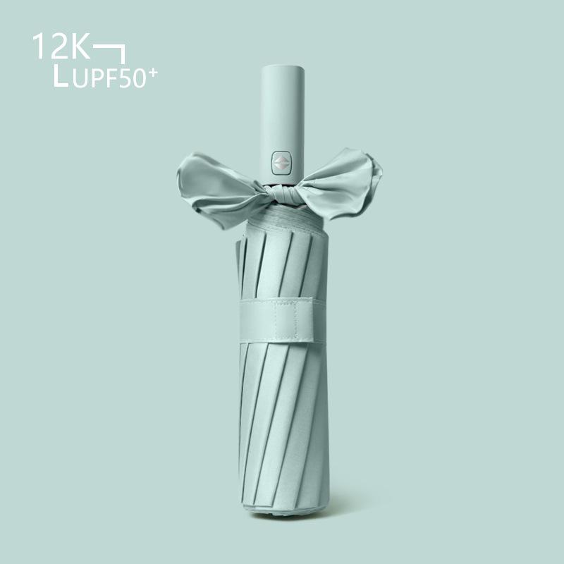 12-Rib Automatic Dual-Use Umbrella for Men & Women - Large, Sunshade & Rain Protection, UV Resistant