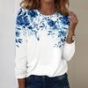 Long Sleeve Shirts For Women Cute Print Graphic Tees Blouses Casual Plus Size Basic Tops Pullover