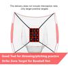 9-Sektoren-Nummeriertes Strike-Zone-Ziel (Kein Netz) Verstellbares Schlagziel Trainingshilfen für Pitcher-Genauigkeit für Baseball & Softball