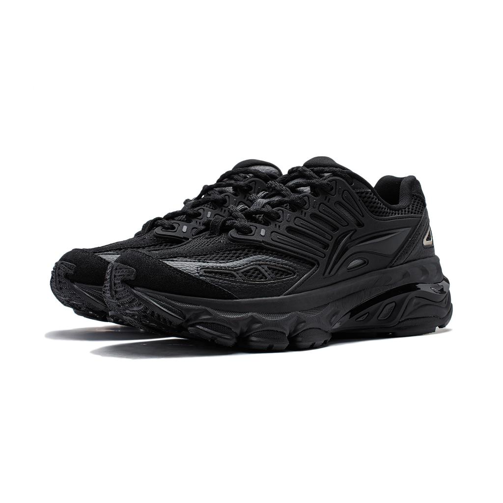New LiNing Twenty Mountains Cushioning Anti Slip And Wear Resistant Low Top Casual Shoes Women's Phantom Black AGCT470-3