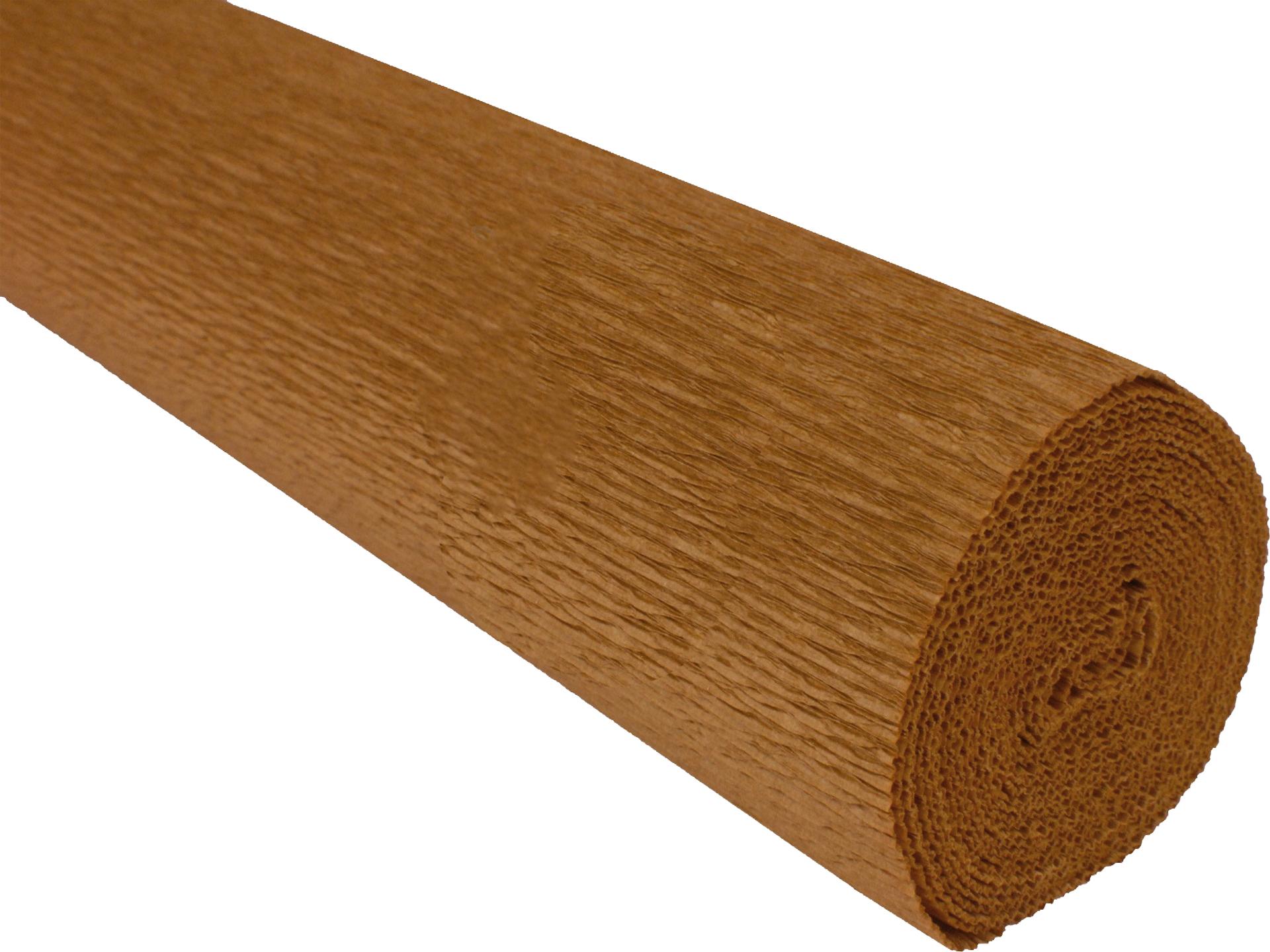 Papier crépon Papier crépon italien Marron clair 180g Crépon non. 567 Marron noisette