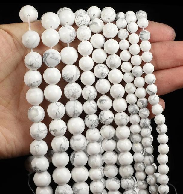 10pcs Natural Stone Beads Tiger Eye Agate Turquoise Rose Quartz Lapis Jade Opal Round Loose Beads for Jewelry Making DIY Bracelet 10mm