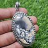 Natural Maligano Jasper Pendant 925 Sterling Silver Pendant Oval Shape Silver Pendant Gift for Mother