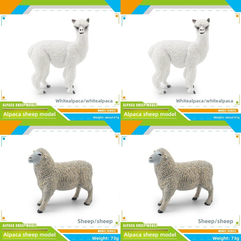Farm Animal Pvc Figurines Collection For Home Decor With Sheep Alpaca Ram And Goat