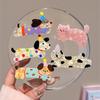 5Pcs Of Assorted Cute Cartoon Party Hair Clips Featuring Dogs And Cats,Perfect For Girls ,Duckbill Clip Headband Hair Clip