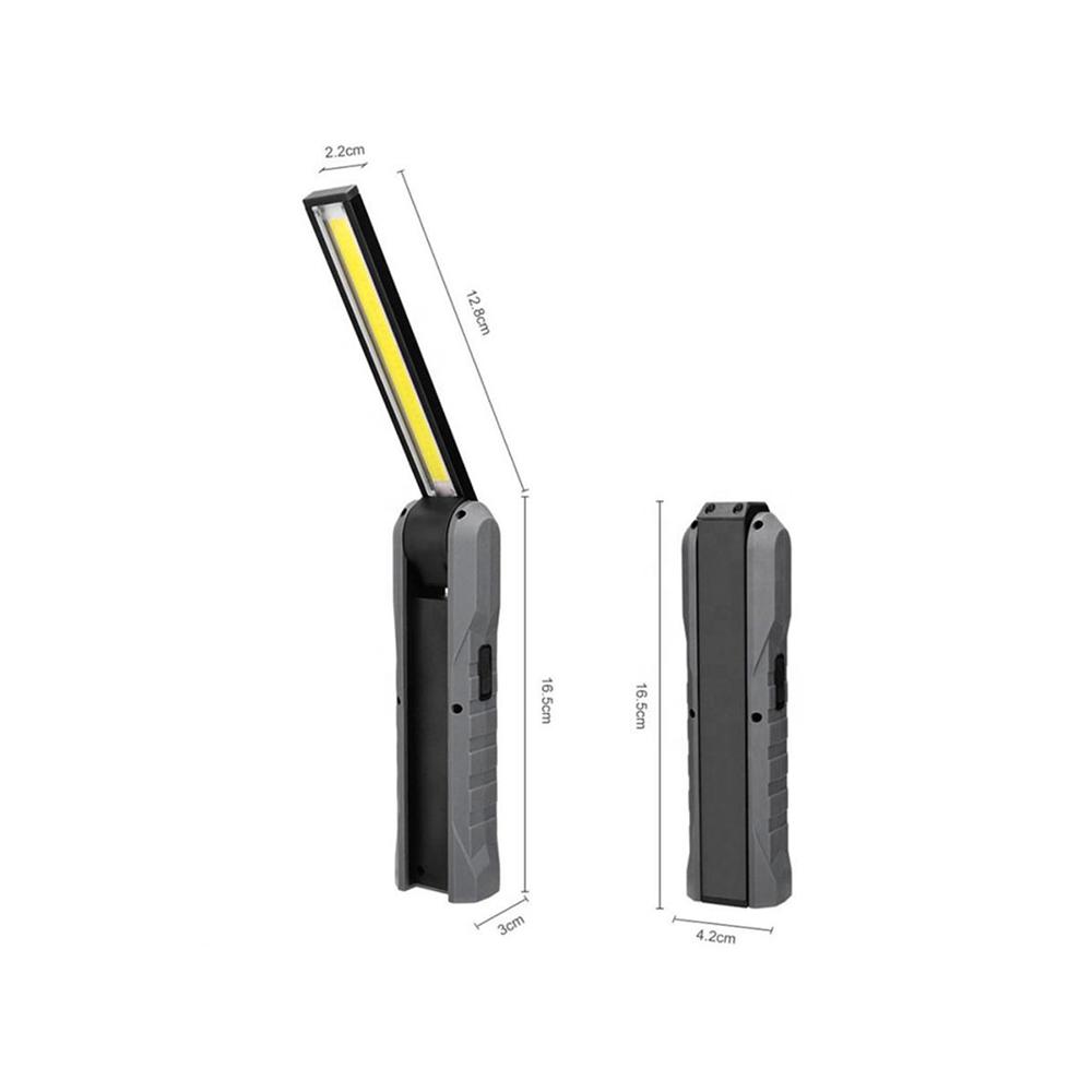 Portable Foldable USB Work Light 4 Mode COB Flashlight Rechargeable Magnetic LED Torch Flexible for