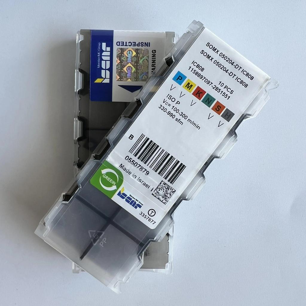 SOMX050204-DT IC808   Industrial indexable carbide inserts 10 Pcs