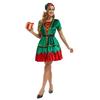 Christmas Green Dress Adult Couple Stage Performance Outfit 18-24 Years M XL