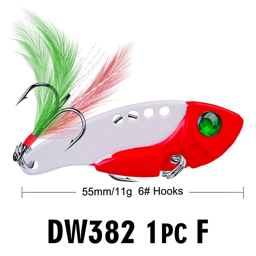 11g Lure Bait Metal Sequin Fish Bait Sequin 8 Color Vib