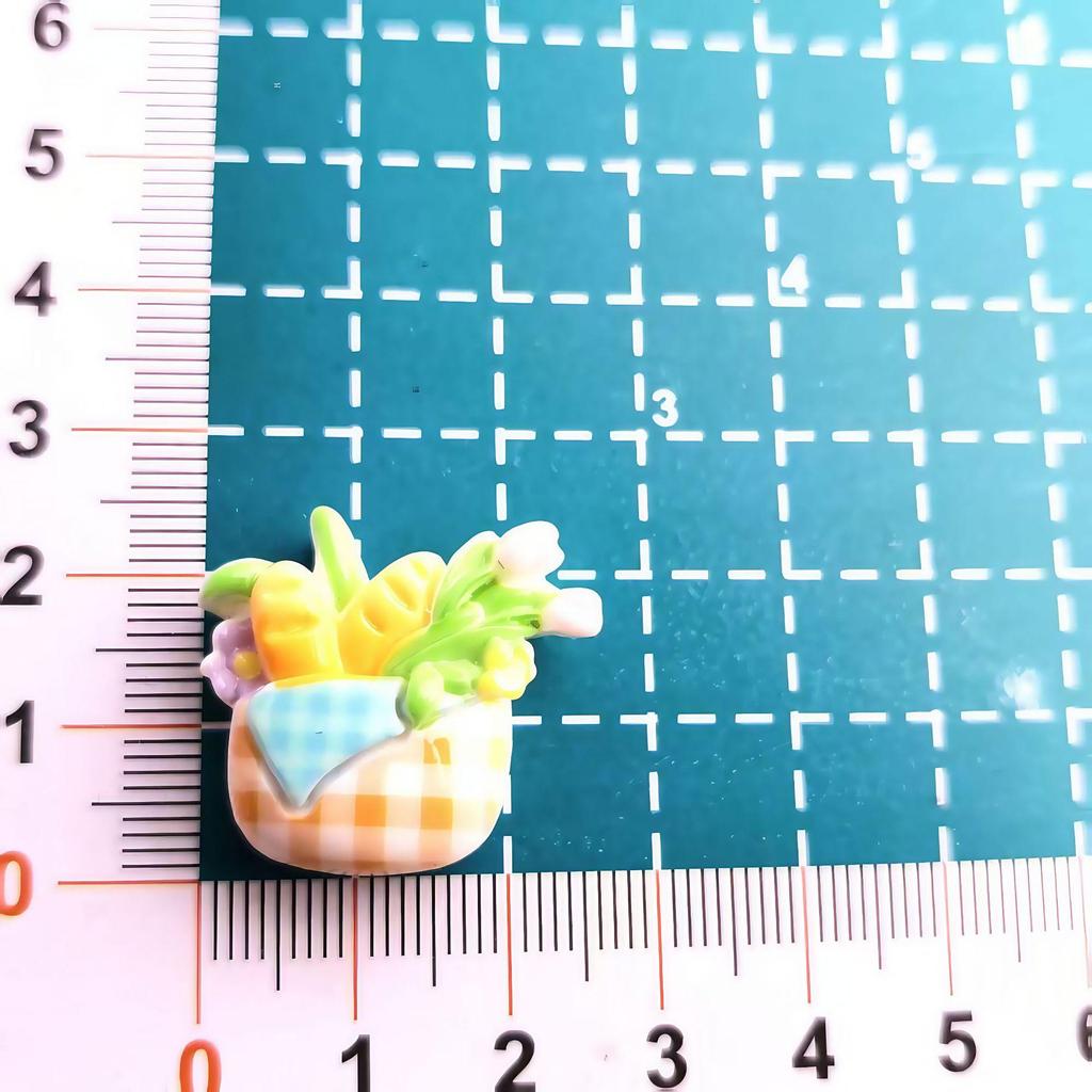 Resin Food Toy Bread DIY Hairpin & Dollhouse Ornaments Perler Beads Keychain Accessories