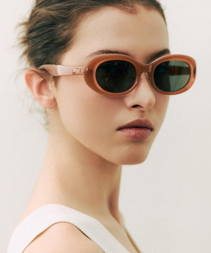 Baniseunyuyog 26Ss New Wave Sunglasses Amber Beige