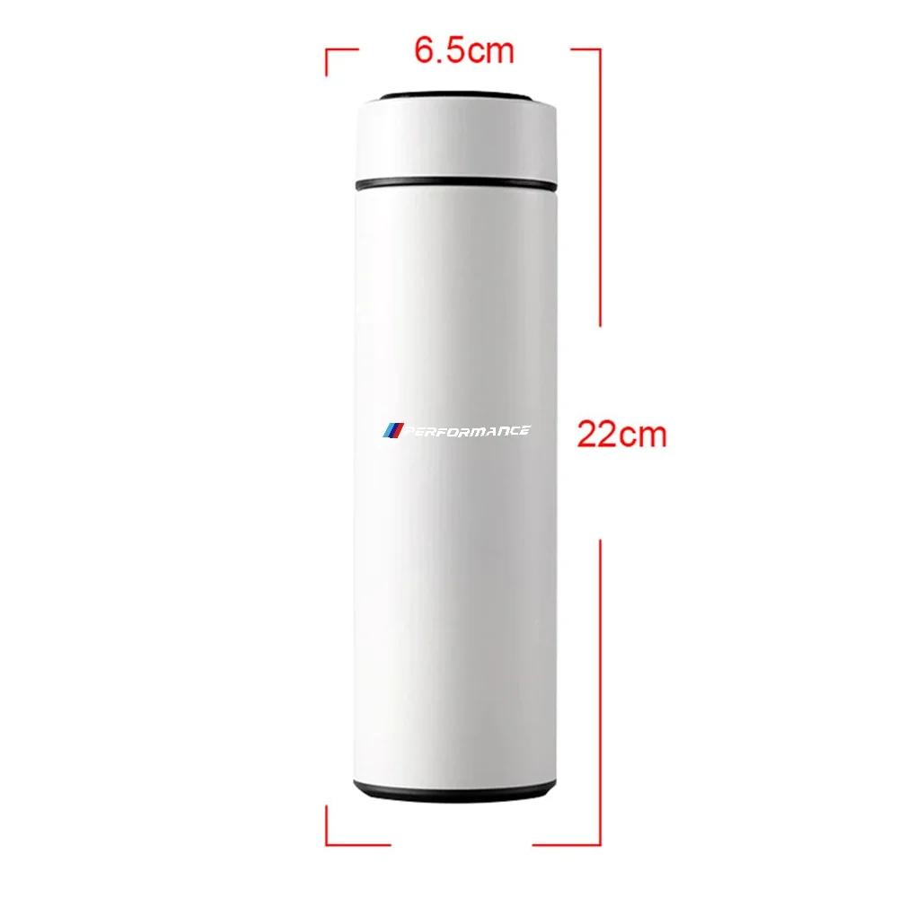 WFN5   Car Sticker 2025 Hot 1pc For BMW Performance M Thermos Bottle Smart Cup With Temperature Display 304 Stainless Steel Vacuum Insu