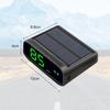 Solar Powered Head Up Display GPS Digital Car Speedometer with Intelligent Light Sensing HUD High Definition LED for Day and Night Compass Function