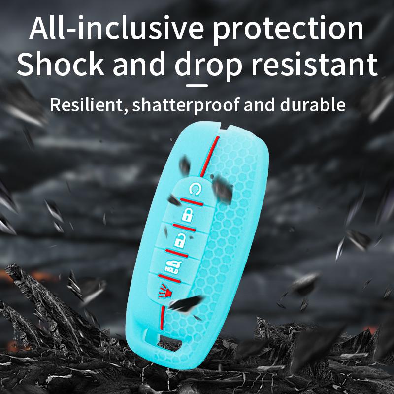 2 3 4 5 Buttons Silicone Car Key Case Cover For Nissan X-Trail T33 Kicks Qashqai J12 Juke Teana Altima Ariya Remote
