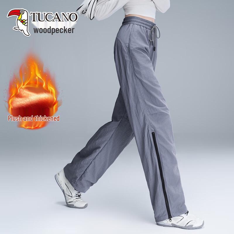 TUCANO Unisex Fleece-Lined Straight Leg Casual Pants