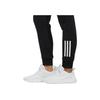 Adidas Neo Three Stripe Drawstring Cuffed Sports Pants Women Pants Black DW7801