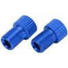 2 Stück/Set Presta zu Schrader Fahrradventil-Konverter Verschleißfest Mountainbike-Pumpenadapter Blau