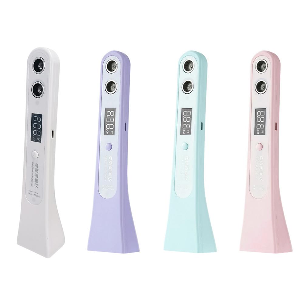 Ultrasonic Digital Height Measuring Ruler LED Display Height Measuring Stadiometer Portable Height Measuring Device for Children