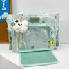 New Y2K Cute Star Comic Ita Bag Women's Fashion Shoulder Bags Lolita Girl Transparent Tote Bag DIY Display Crossbody Bag Handbag