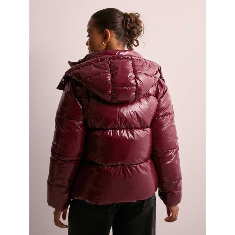 Winter Casual Hooded Cotton-padded Jacket Thickened Jacket Solid Color Cold-proof High-end Cotton-padded Jacket Women's Jacket