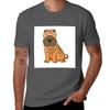 Shar Pei Tshirt Active Sports Short Sleeve Cotton Shirt Tshirt