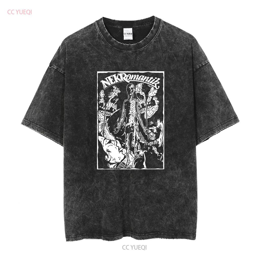 Vintage Y2K Nekromantik T Shirt Red Size L Horror Movie RARE vintage Washed Stretched fashion Unisex Soft homme