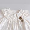 Girl's Spring Lace Doll Collar Shirt, Baby's Autumn Sweet and Fresh Korean Version Top