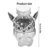 Transparent Dog Treat Jar Easy To Cleaning Dishwasher Safe Glass Container For Kitchen Countertop Storage