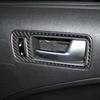 Carbon Fiber Interior Door Handle Frame Cover Trim For Ford Mustang 2005-2009