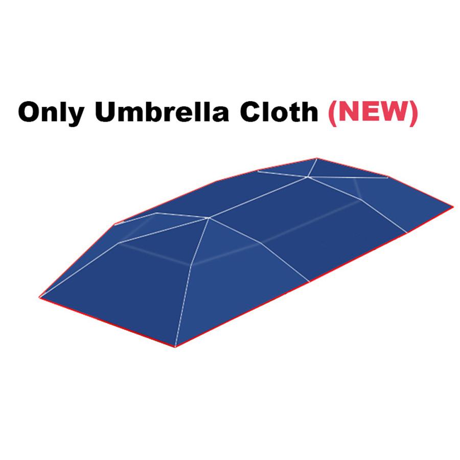 Navy Blue Full Auto Oxford Cloth Waterproof Car Tent Umbrella Cloth Replaceable