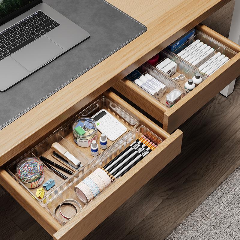 Scalable Storage Box with Partitioned Drawers Organizing Box for Kitchen Utensils Desktop Stationery Cosmetics and Other Items
