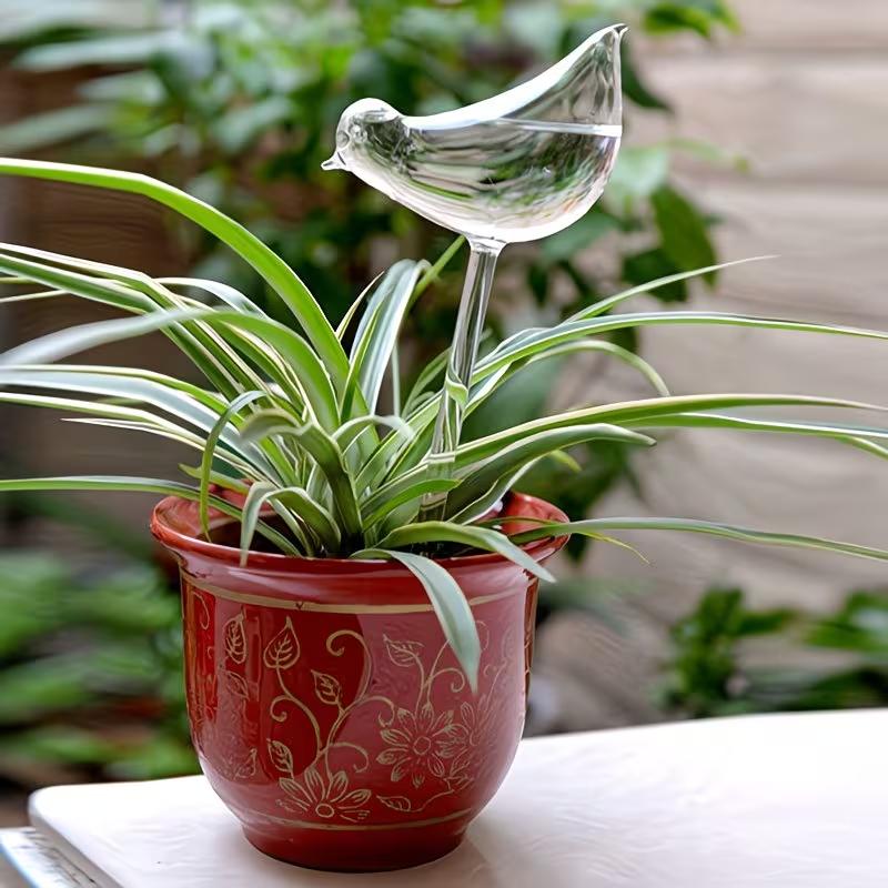 Imitation Glass Plastic Bird Automatic Water Dispenser Lazy Water Dispenser Travel Dripping Machine Lazy Water Dispenser Circula
