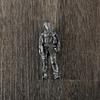Handmade Brass Gas Mask Soldier Keychain Ornament
