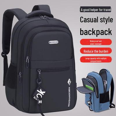 Mochila Masculina de Grande Capacidade para Viagem Casual de Negócios para Estudantes